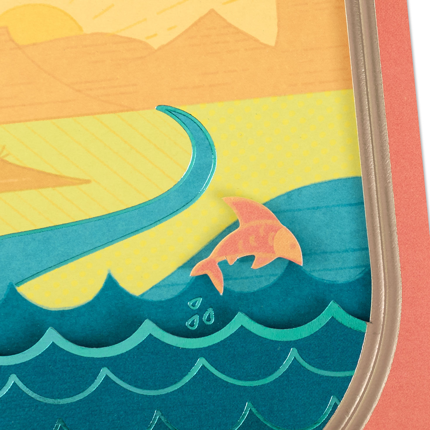 Fish and Lake Birthday Card for Husband Card Front Detail image number 5