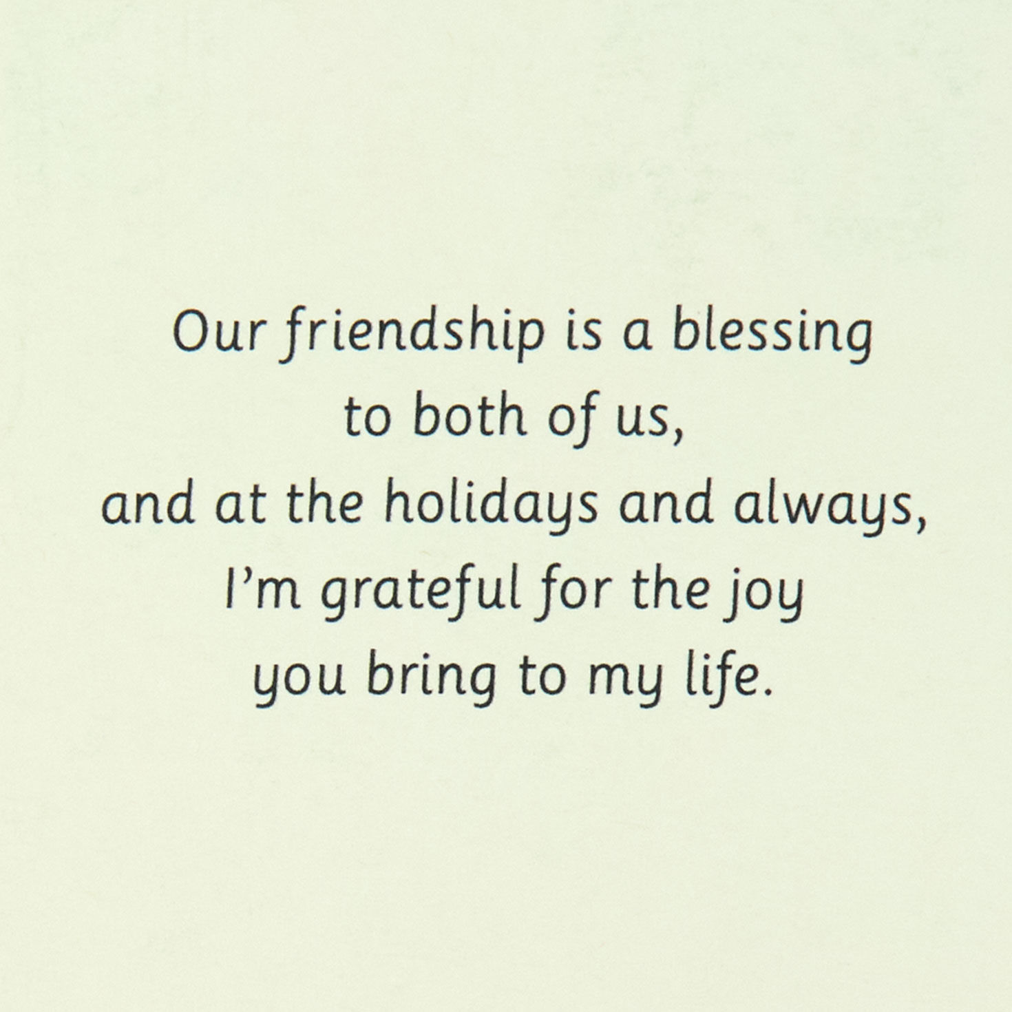Poinsettia Flowers Friend Christmas Card Sentiment image number 2