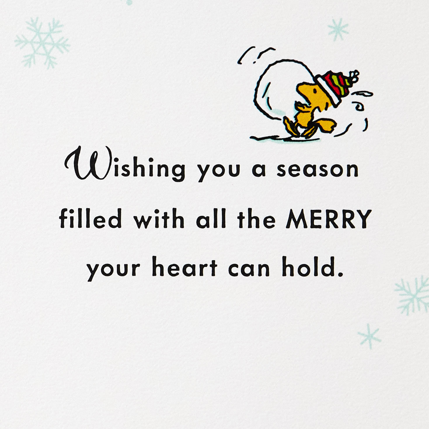 Charlie Brown and Tree Religious Christmas Card Sentiment image number 2