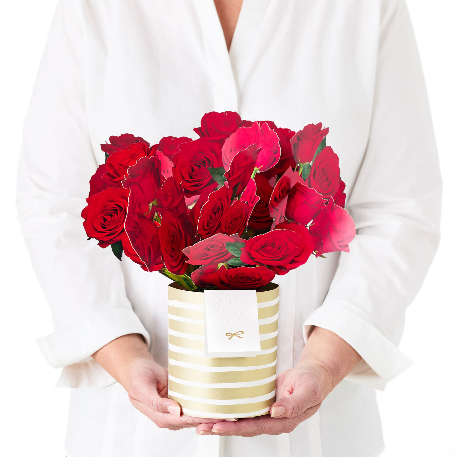 Build-a-Bouquet Red Roses Pop-Up Paper Flowers, Red Roses, large image number 5