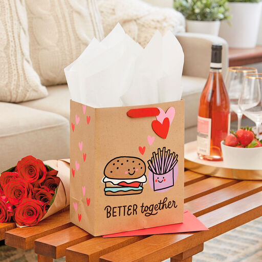 9.6" Better Together Medium Valentine's Day Gift Bag, 