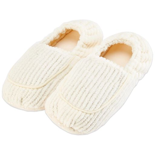 Warmies Heatable Scented Cream Slippers, 