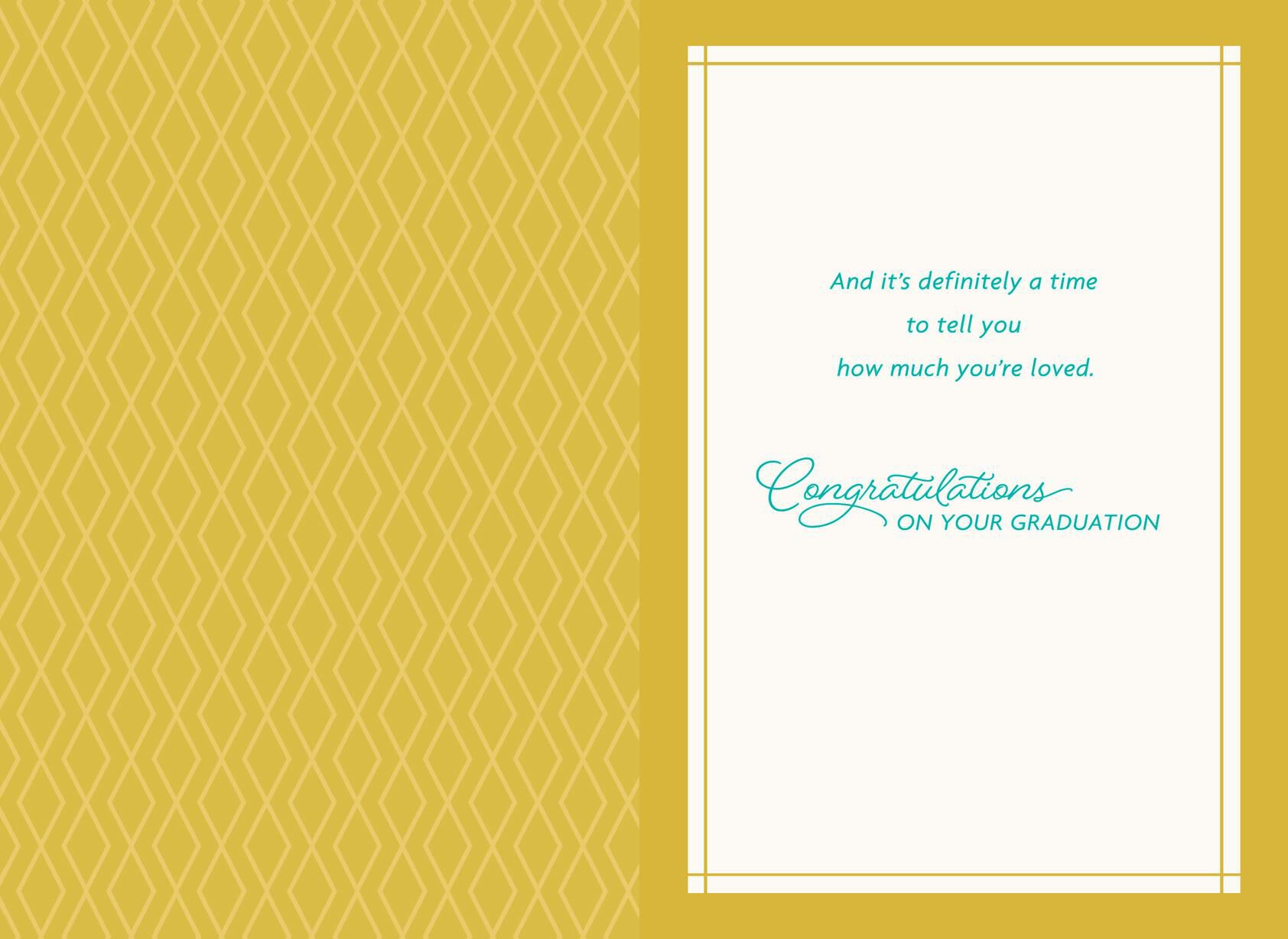 Look Forward, Daughter Graduation Card With Tassel