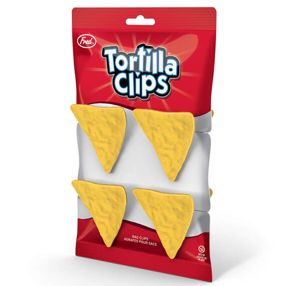 Genuine Fred Tortilla Chip Bag Clips, Set of 4