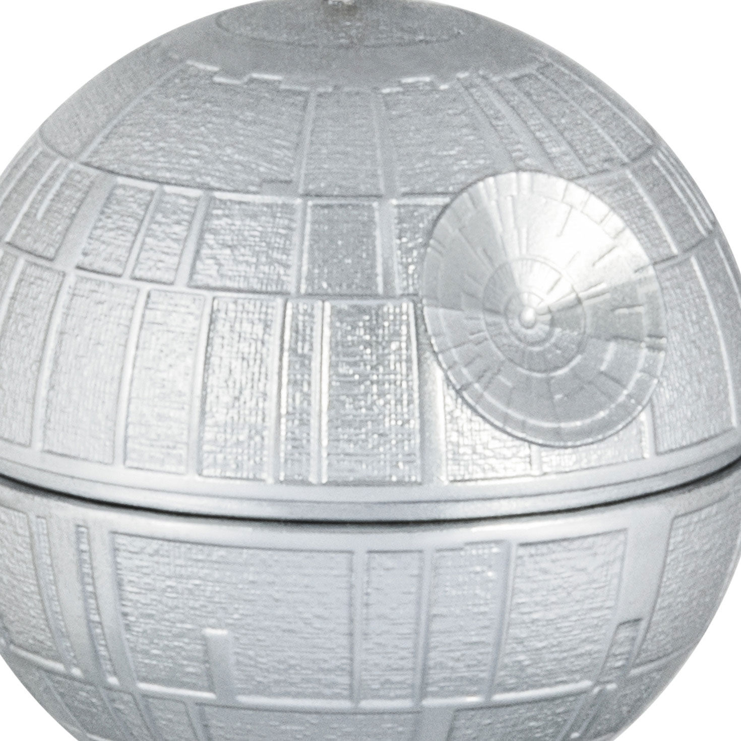 Mini Star Wars Death Star Keepsake Ornament closeup view image number 5