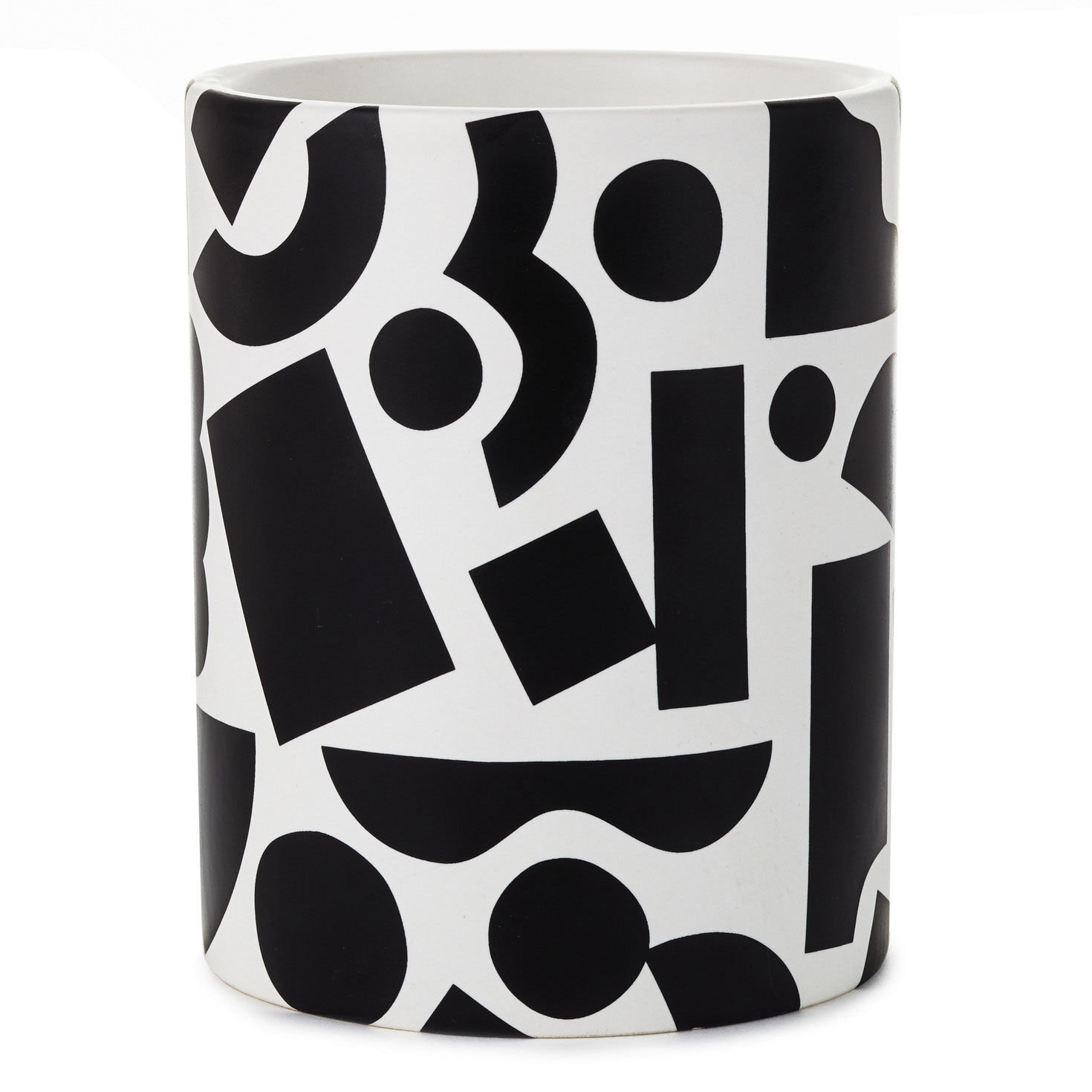 Pencil Holder Caddy With Geometric Print  image number 2