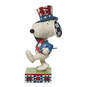Jim Shore Peanuts Patriotic Snoopy Marching Figurine, 5.25", , large image number 1
