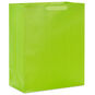 13" Solid Lime Green Large Gift Bag, Lime Green, large image number 1