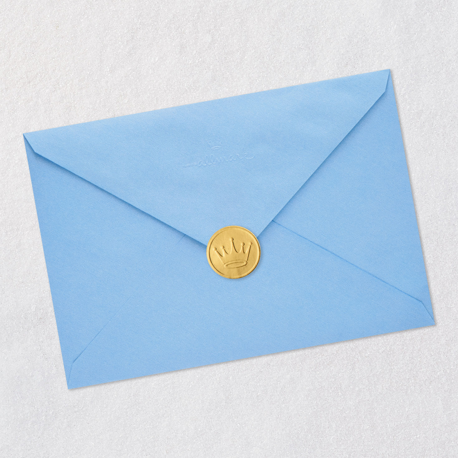 Blue and Green Geometric Father's Day Card Envelope Back with Seal image number 7