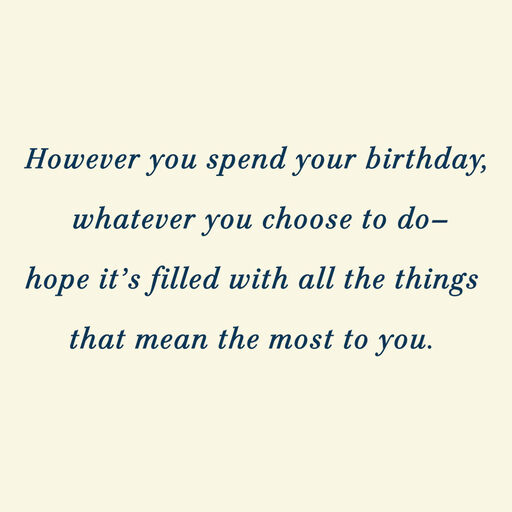 A Day Filled With All the Things Birthday Card, 