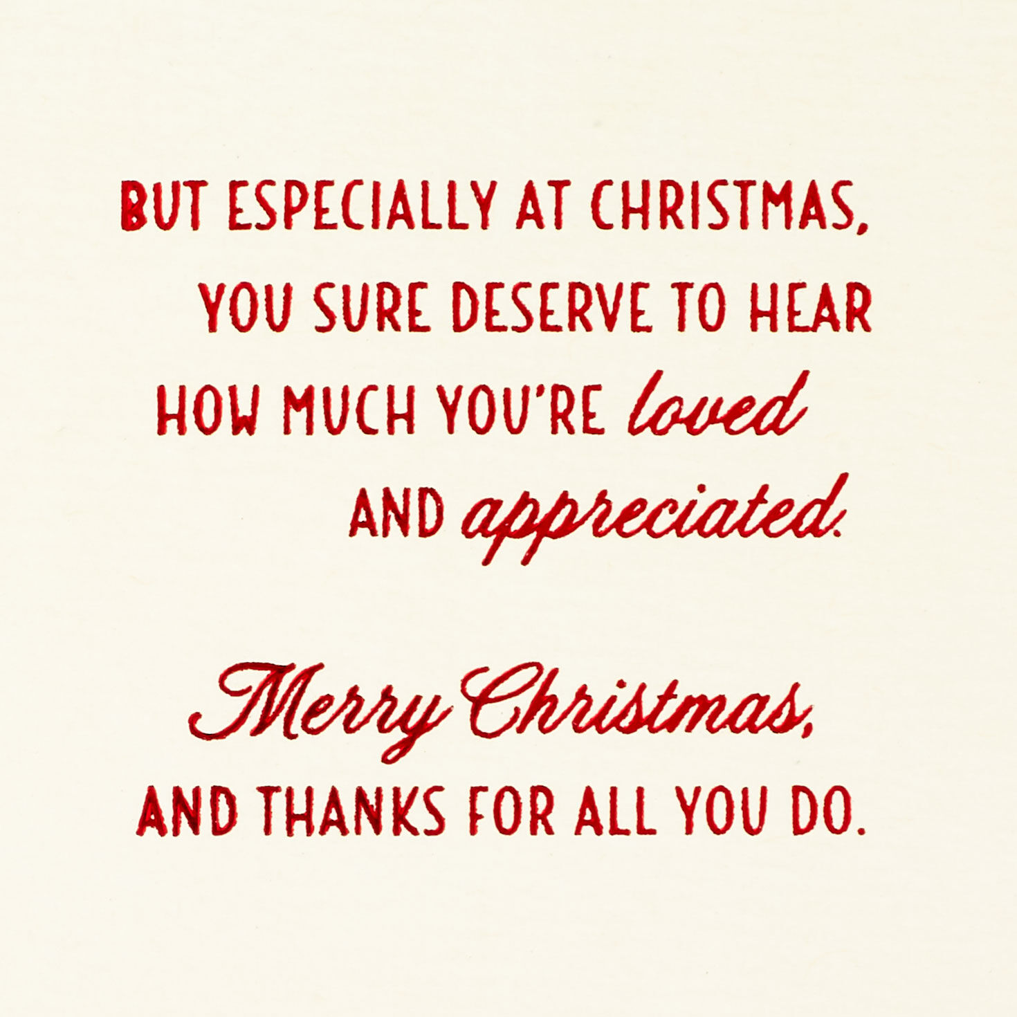 Holly Berries Gold Christmas Card for Dad Sentiment image number 3