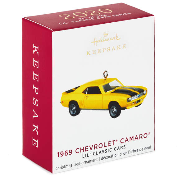 Mini 1969 Chevrolet® Camaro® Lil' Classic Cars 2020 Ornament, 0.6", , large image number 4