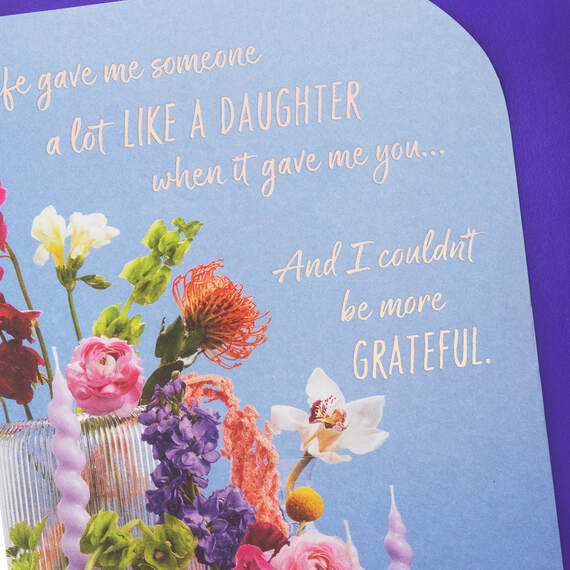 Grateful for You Birthday Card for Like a Daughter, , large image number 4