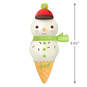 Dad Snowman Ice Cream Cone 2024 Ornament, , large image number 3