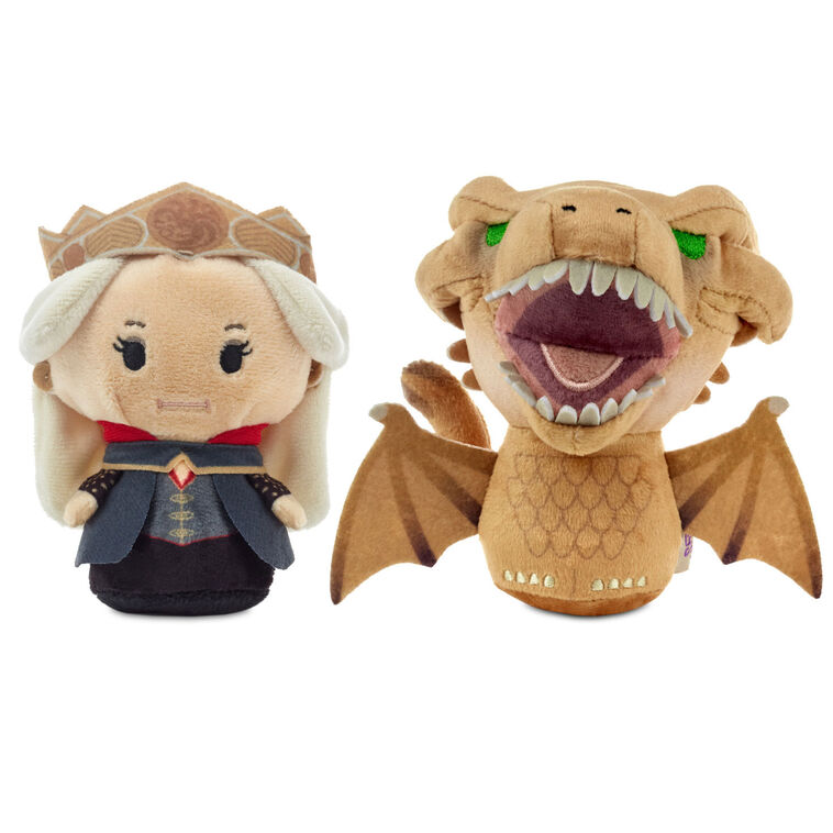 itty bittys® House of the Dragon™ Rhaenyra™ and Syrax™ Plush, Set of 2, , large image number 1