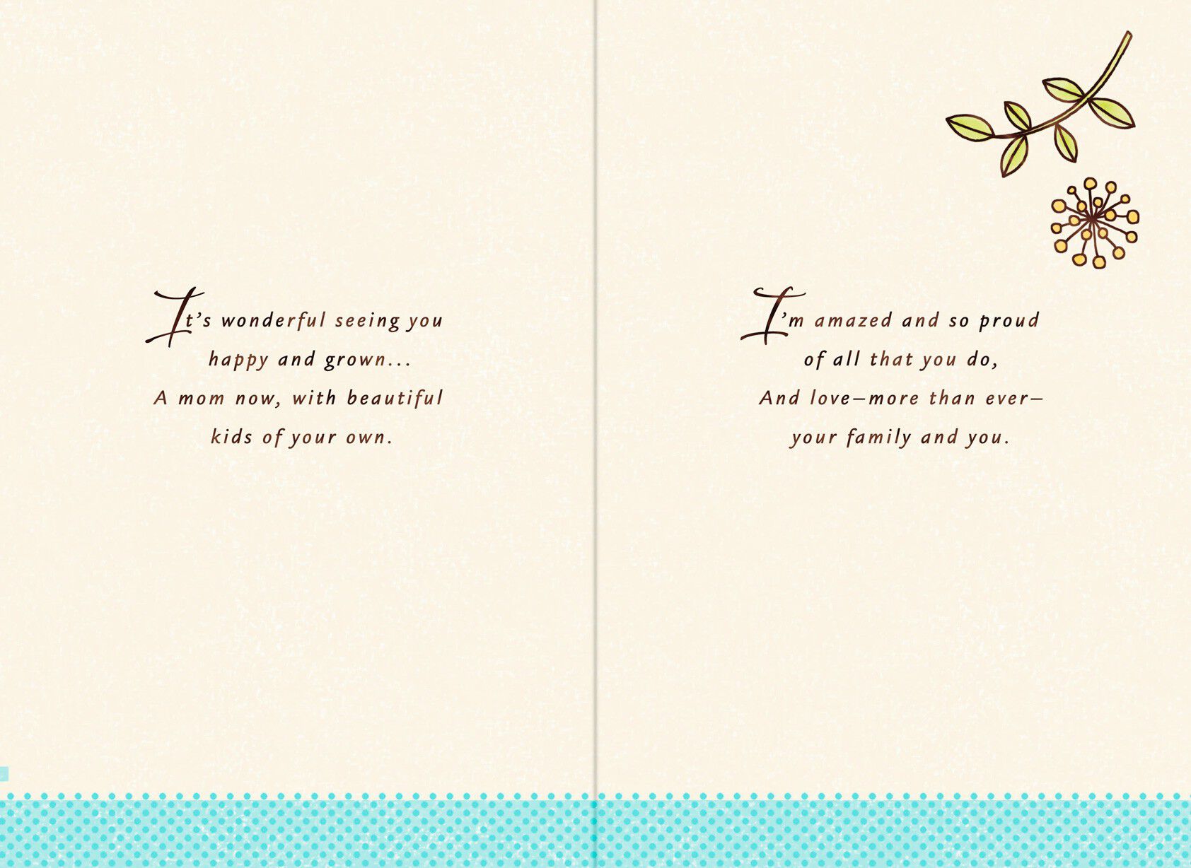 Floral Mother’s Day Card for Granddaughter