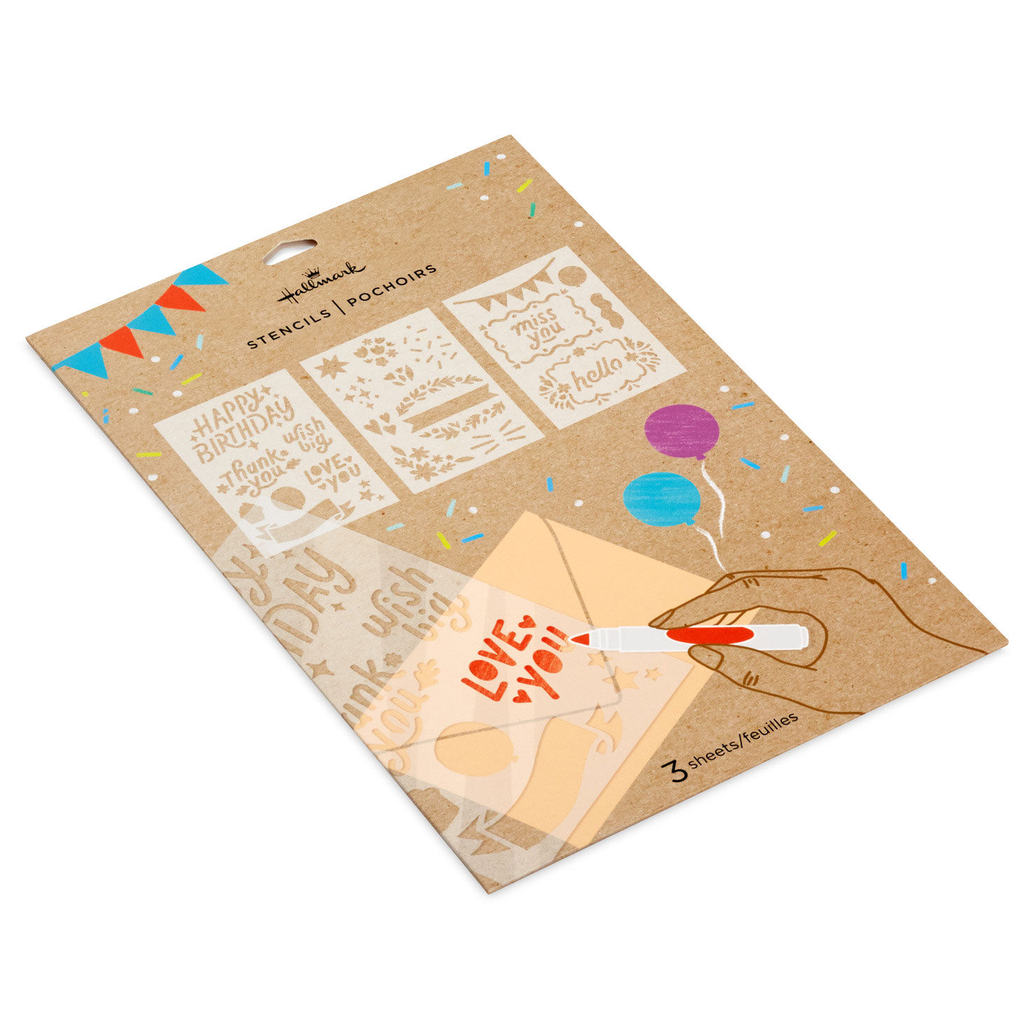 Birthdays and More Pack of Stencil Sheets package image number 2