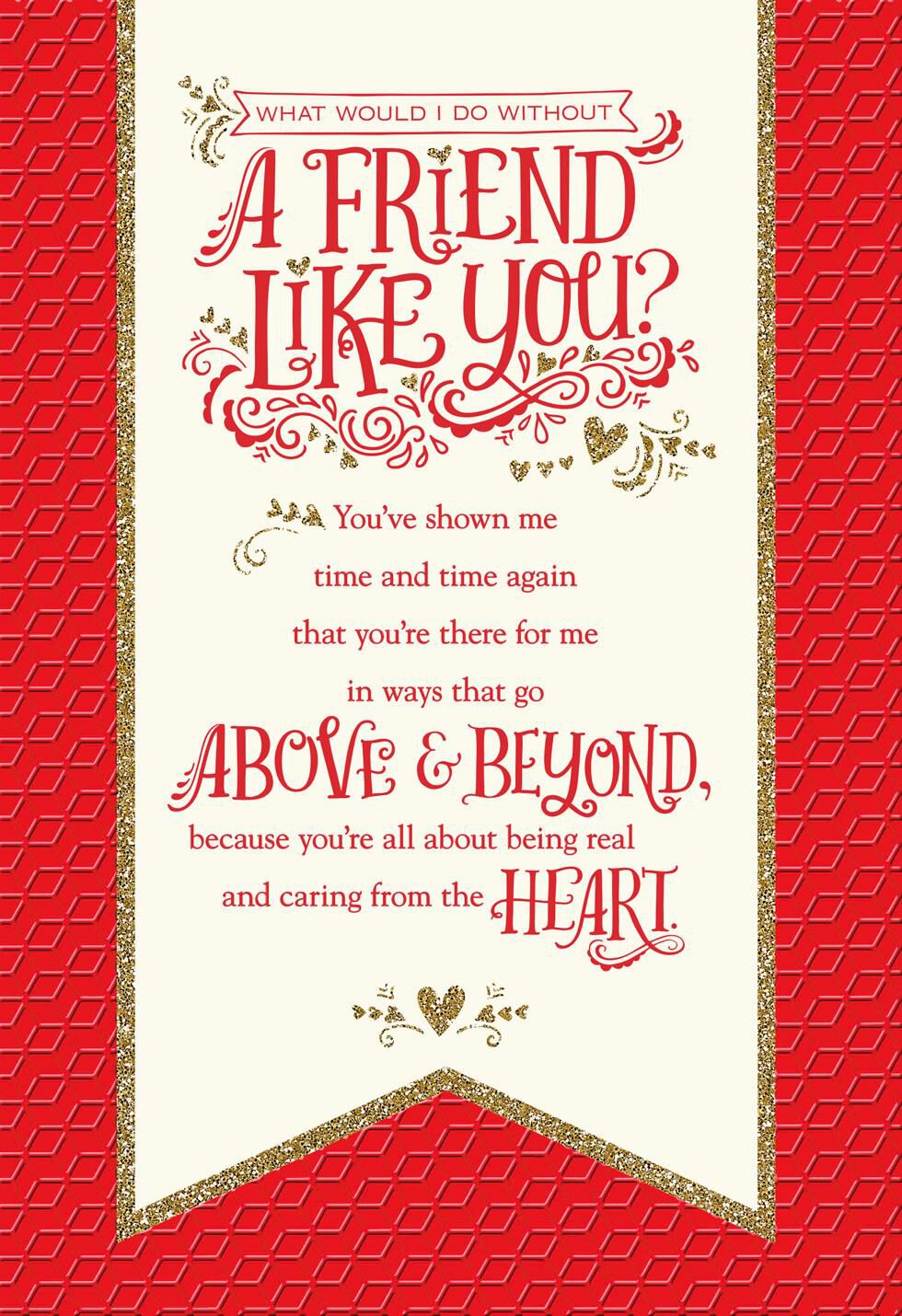 You're in My Heart Valentine's Day Card for Friend