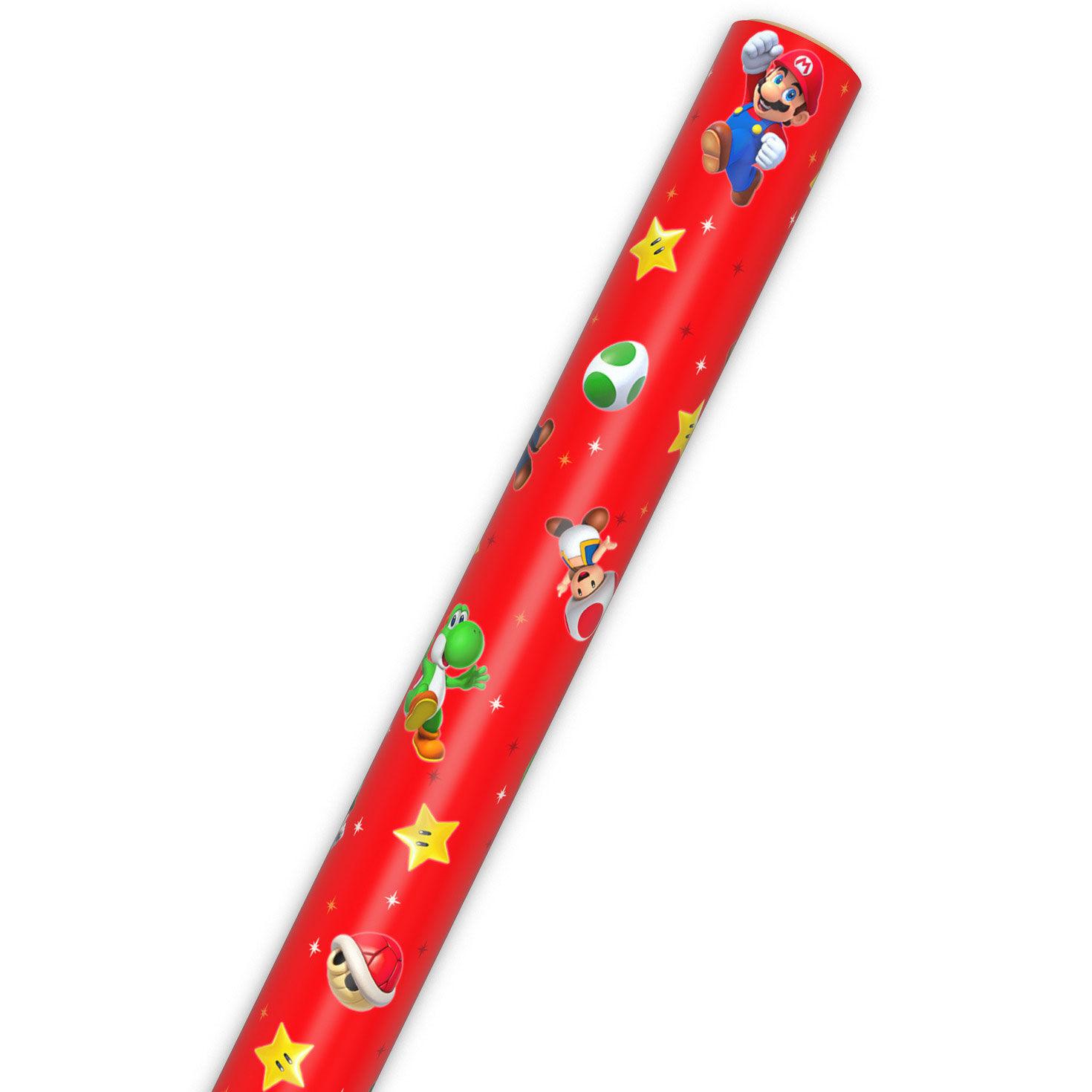 Nintendo Super Mario Christmas Wrapping Paper Wrap Tube image number 6