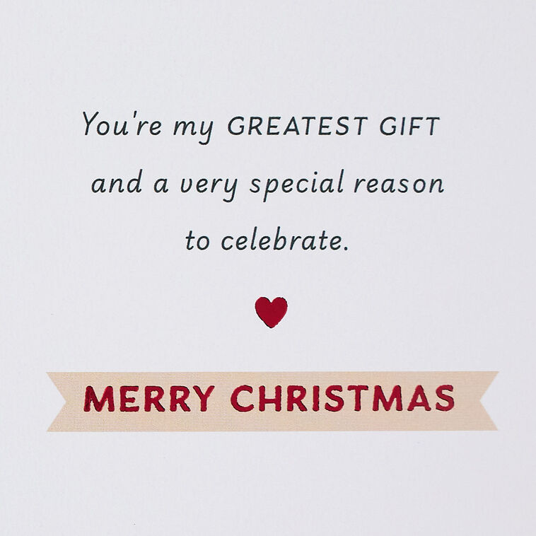 Mountain Landscape Husband Christmas Card Sentiment image number 3