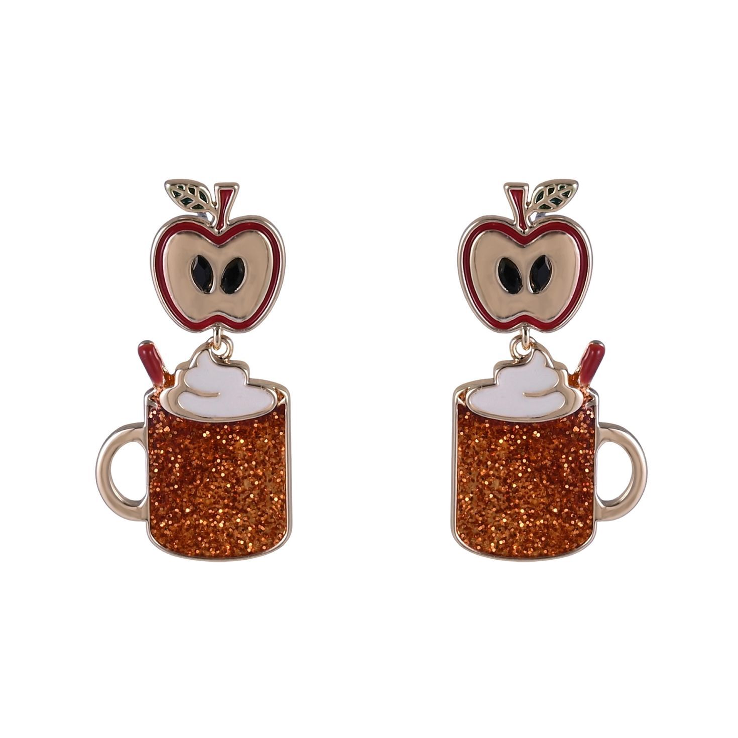 Apple Cider Mug Earrings front image number 3