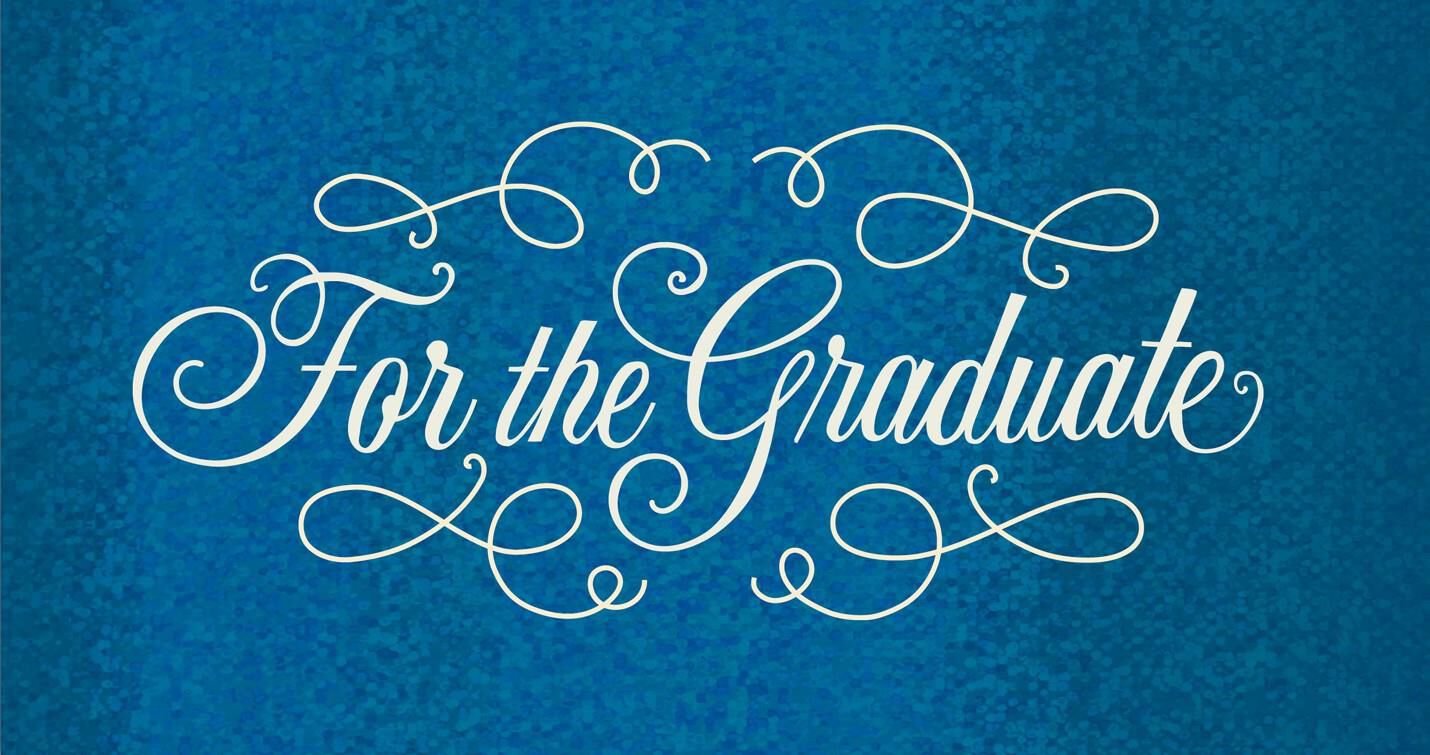 Fancy Blue Graduation Money Holder Card