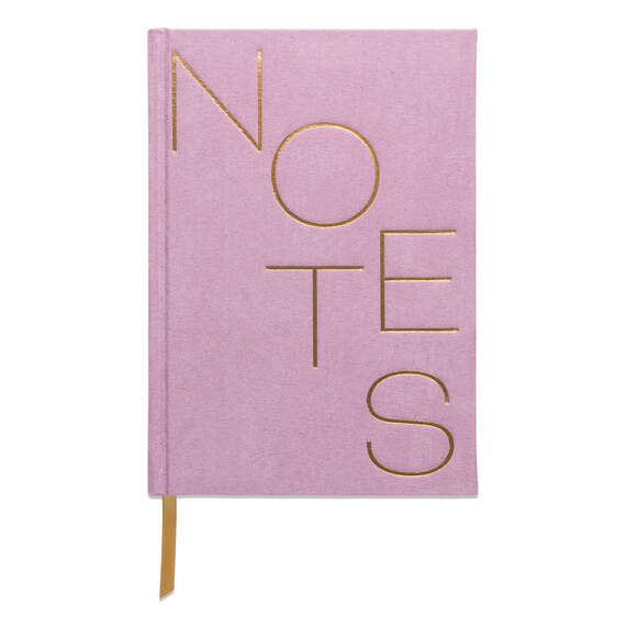 DesignWorks Ink Lilac Vegan Suede Hardcover Notebook