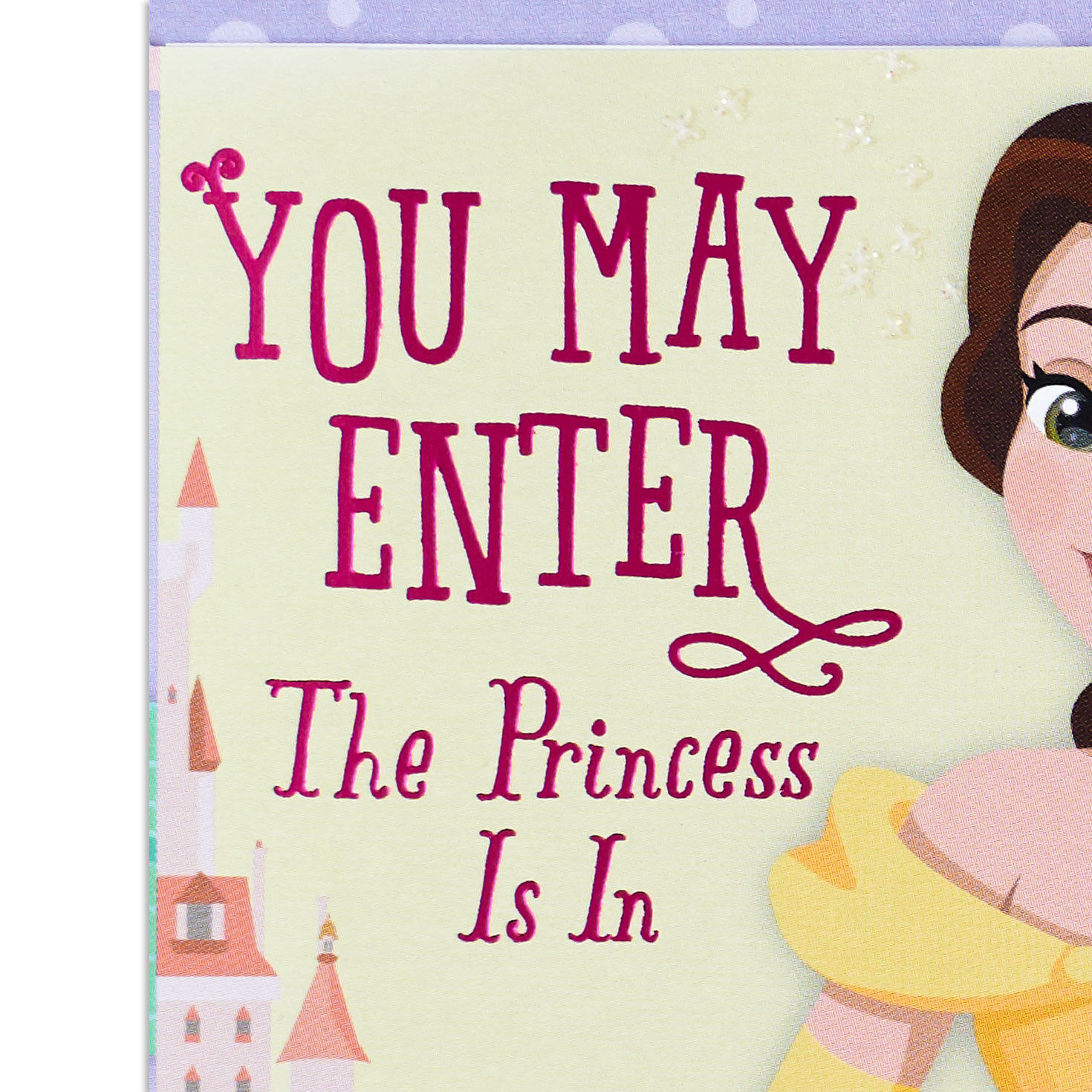 Disney Princesses All-About-You-Day Birthday Card with Door Hanger, , large image number 3