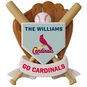 MLB St. Louis Cardinals™ Baseball Personalized Ornament, Custom Text, , large image number 1