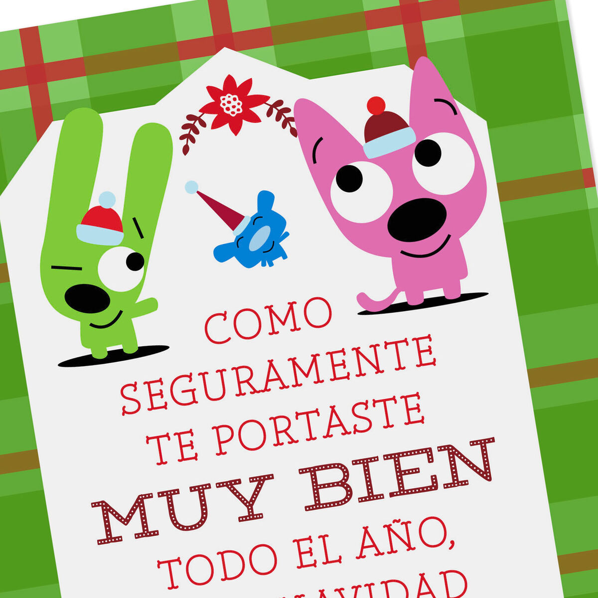 hoops&yoyo™ You've Been So Good This Year SpanishLanguage Christmas Card With Sound Greeting
