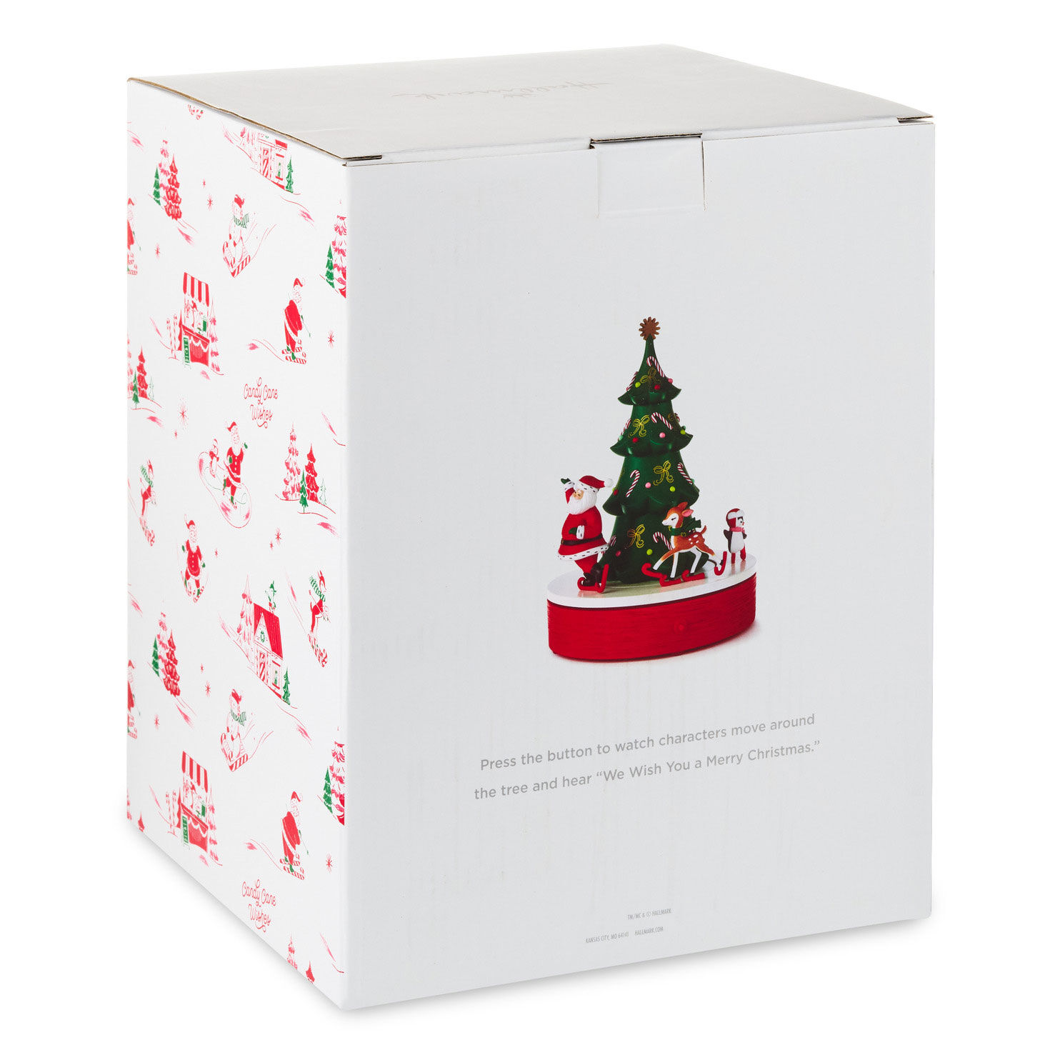 Tree With Santa and Animals Tabletop Decoration  image number 6