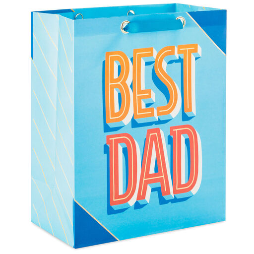 13" Best Dad Large Gift Bag, 