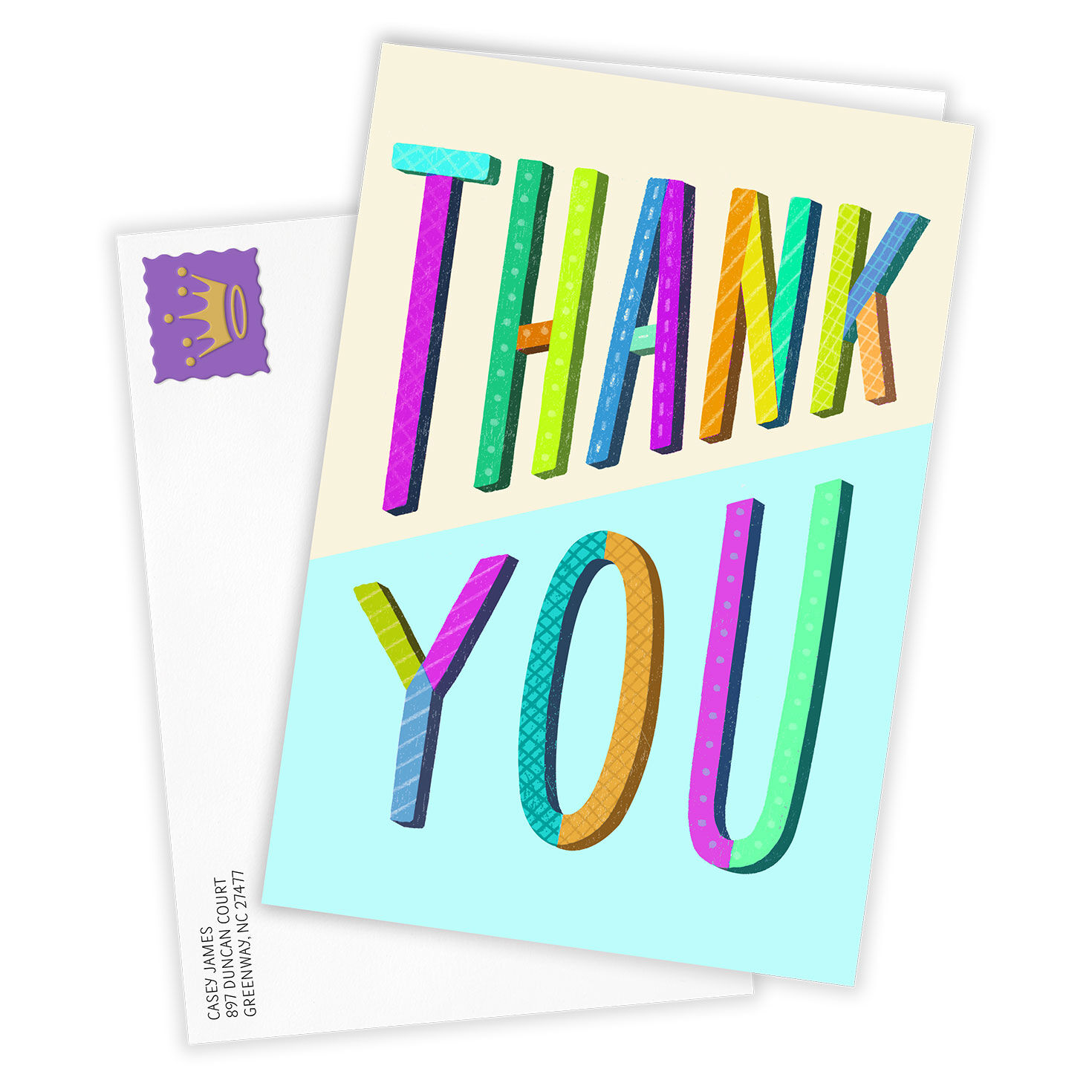 Bright and Bold Custom Thank-You Card for only USD 4.99 | Hallmark