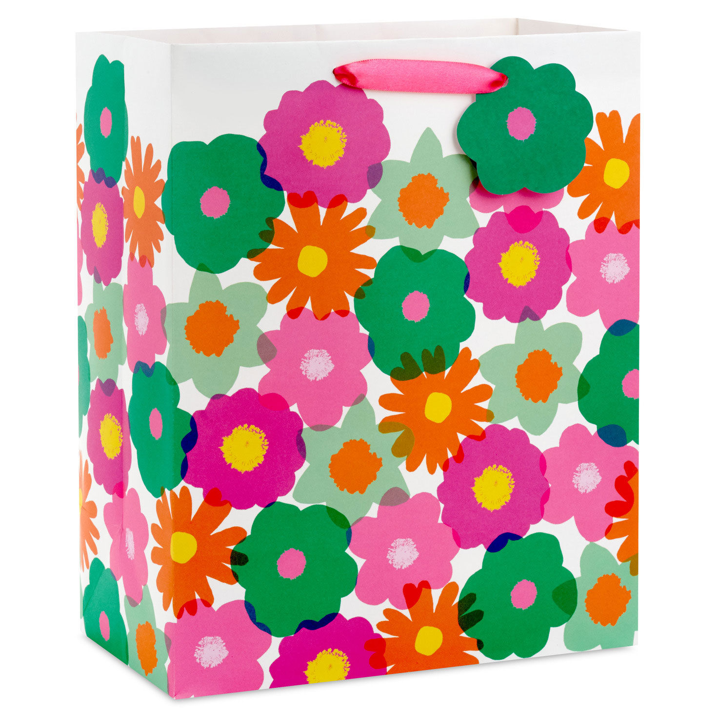 13" Whimsical Blooms Large Gift Bag