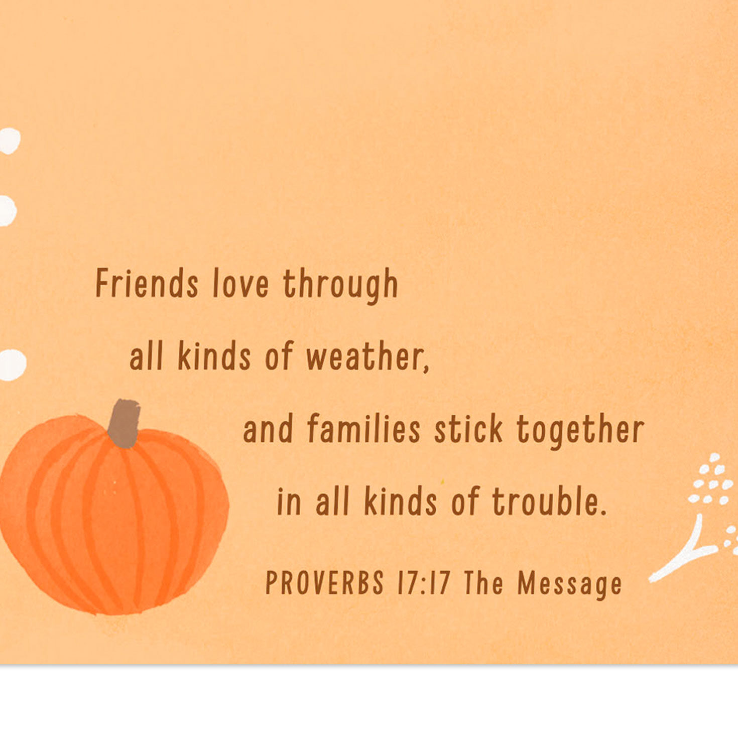 Fall Lattes and Donut Thanksgiving Card for Friend scripture image number 3