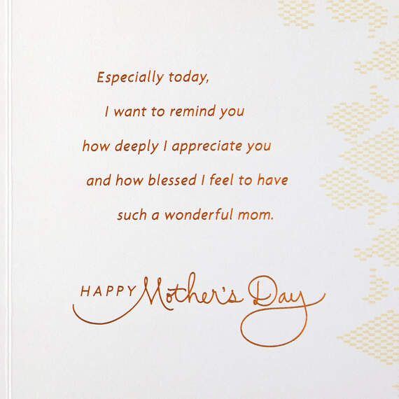Mom, Thanks for All You've Done for Me Mother's Day Card, , large image number 2