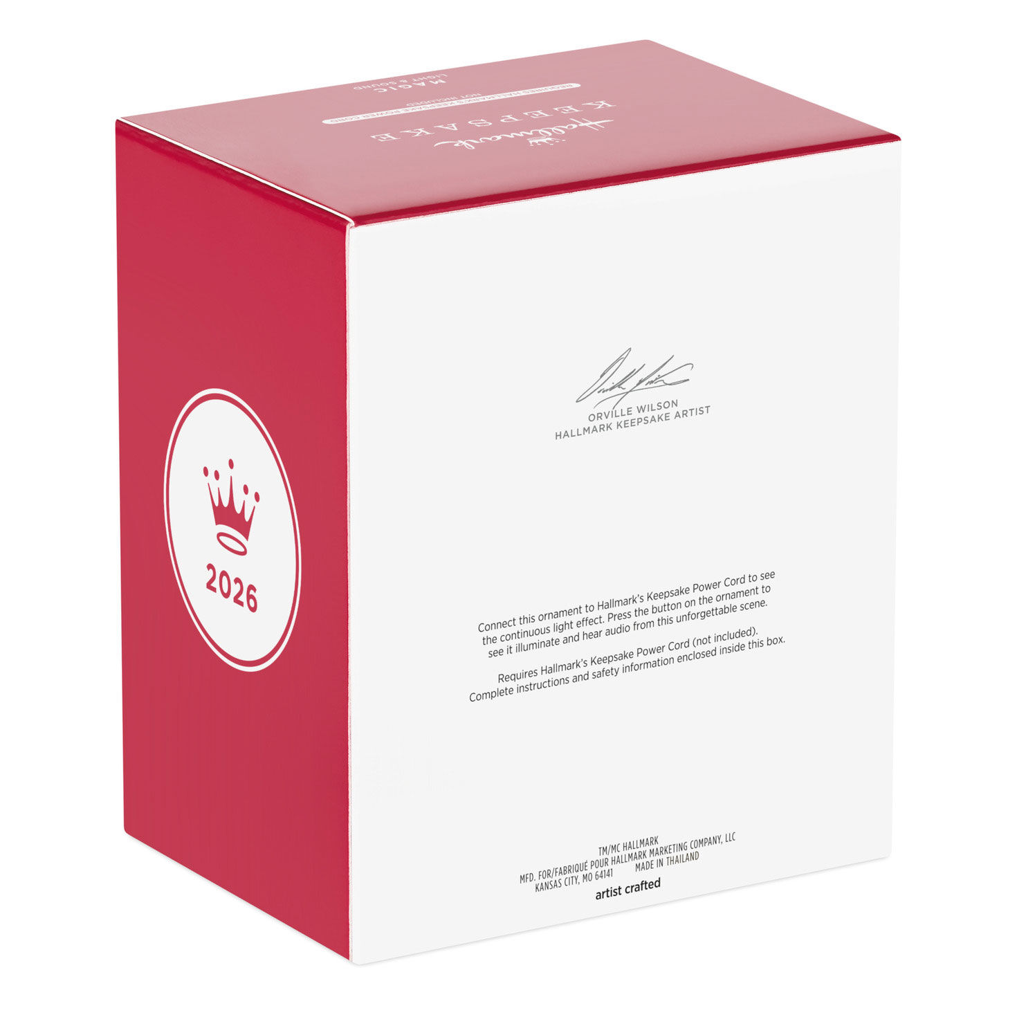 Darth Vader in Corridor Keepsake Ornament package back image number 8