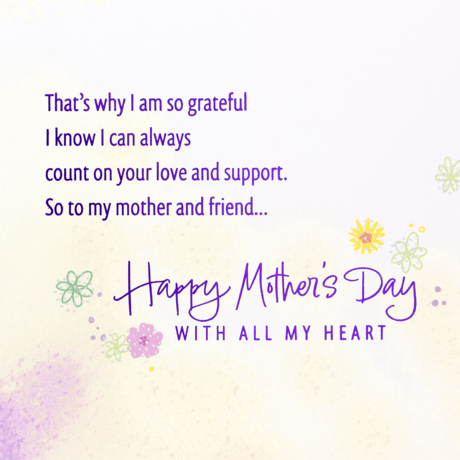 Mom and Daughter at Outdoor Caf&eacute; Mother's Day Card sentiment image number 3