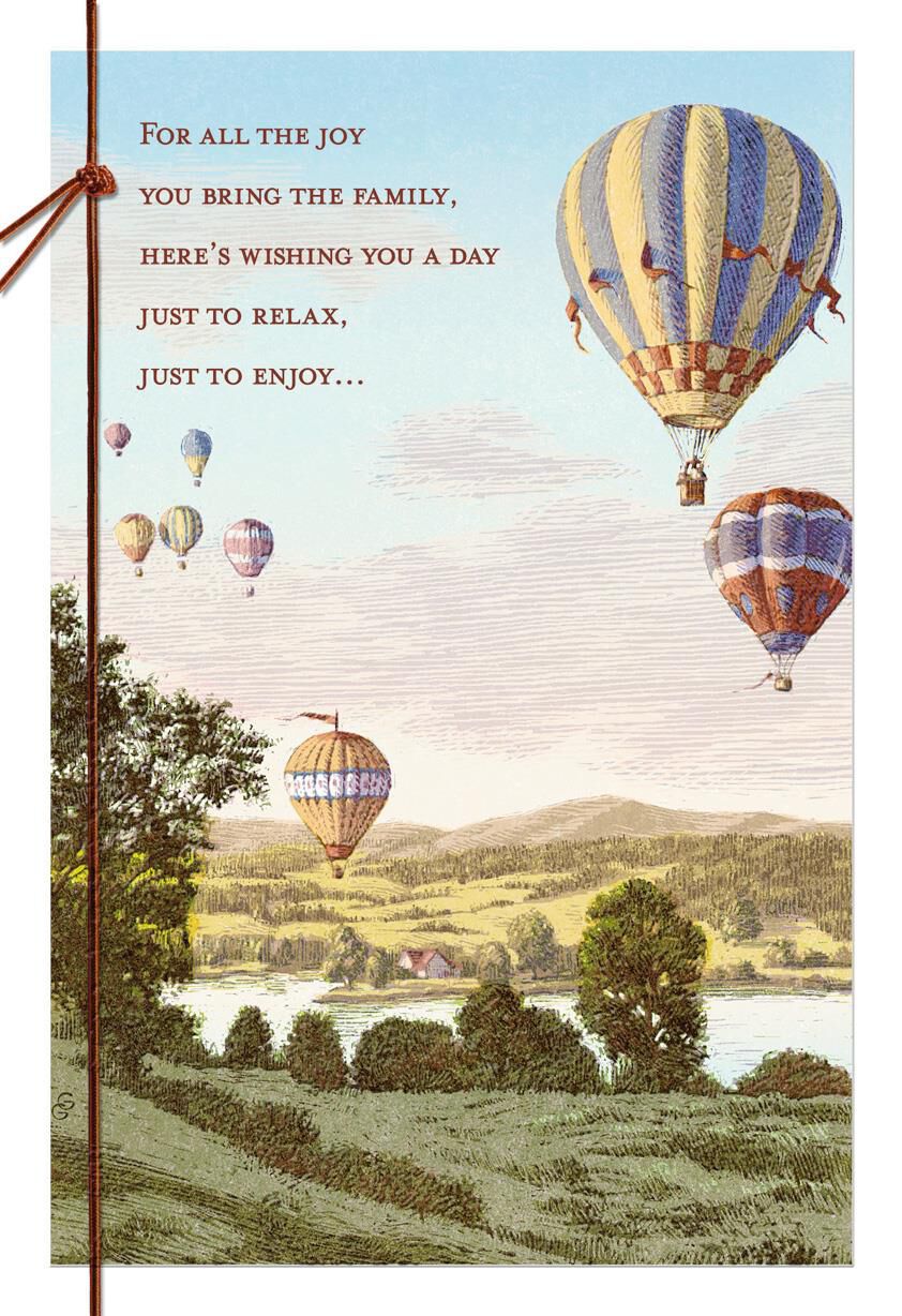 A Day to Relax and Enjoy Birthday Card