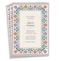 Floral Border Personalized Wedding Invitation front fanned image number 1