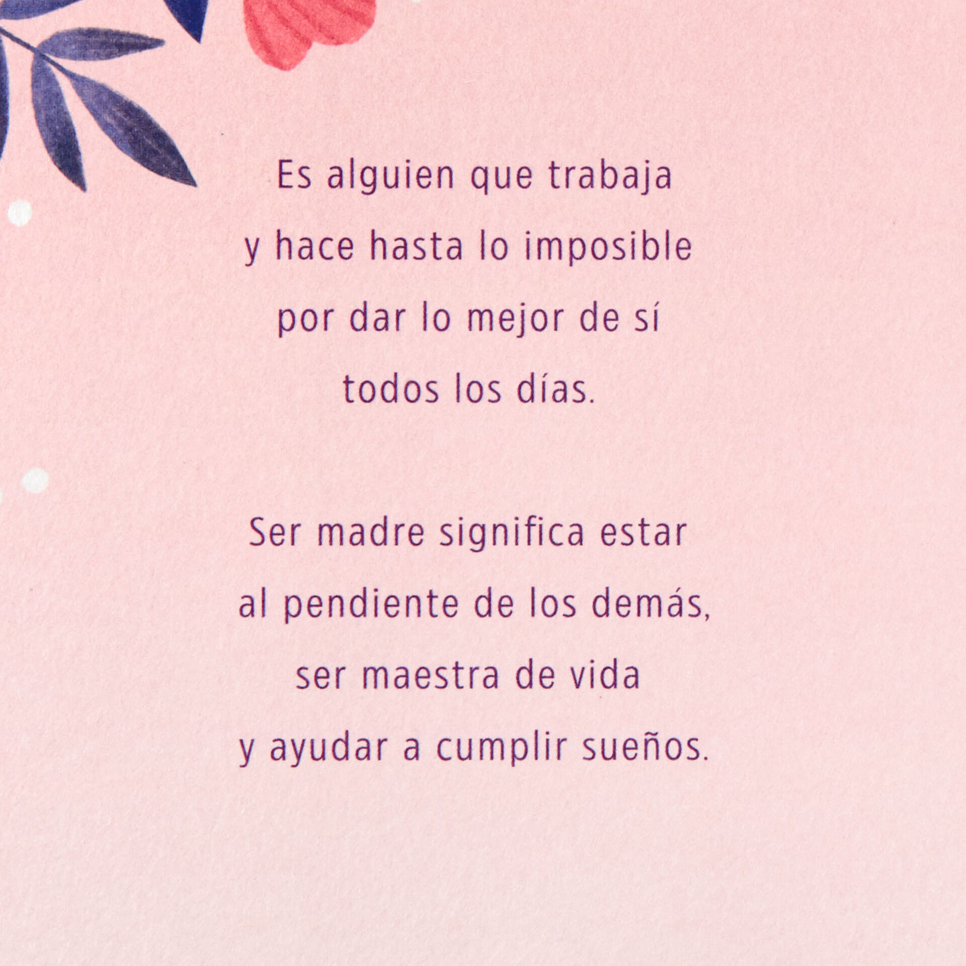 You Give Your Best Every Day Spanish-Language Mother's Day Card ...
