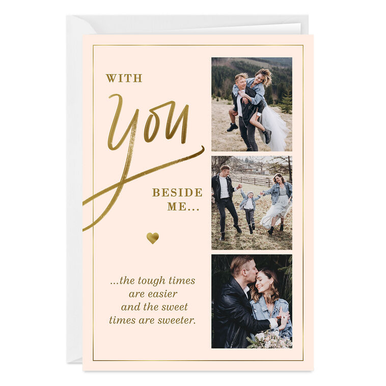 With You Beside Me Custom Love Card