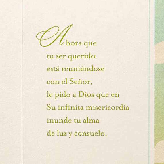 Light and Comfort Spanish-Language Religious Sympathy Card, , large image number 2