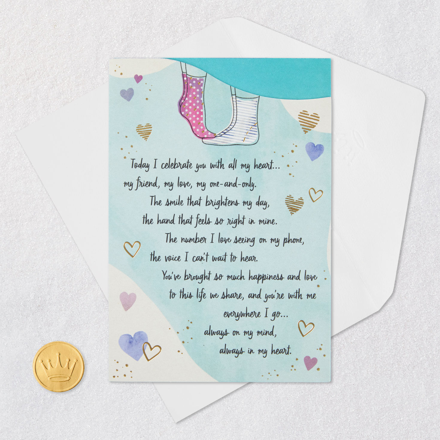 I Celebrate You With All My Heart Romantic Birthday Card for only USD 4.59 | Hallmark