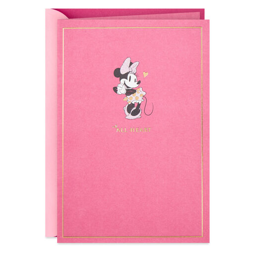 Disney Minnie Mouse You Make Our Family Sweeter Birthday Card, 