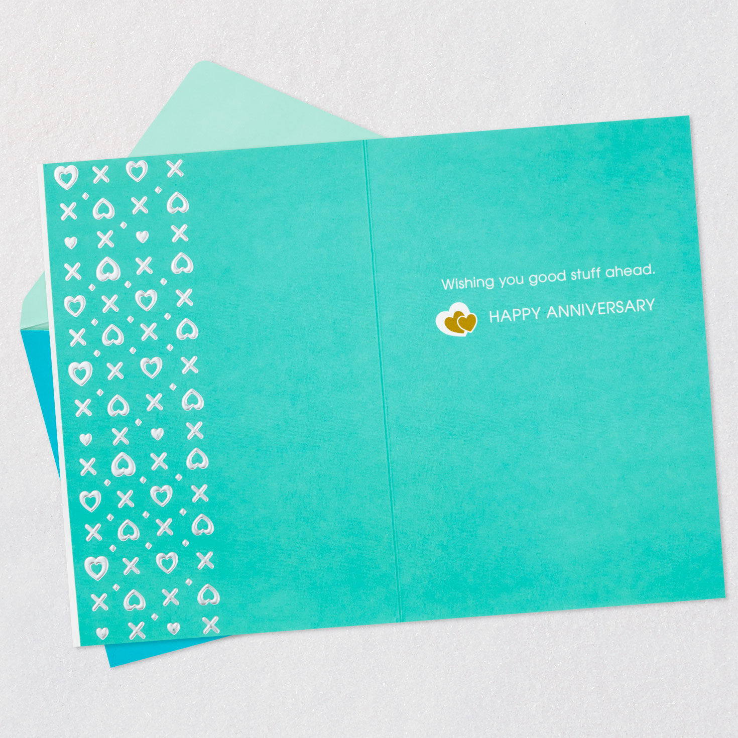 Two Penguins Holding Hands Anniversary Card for Couple, , large image number 3