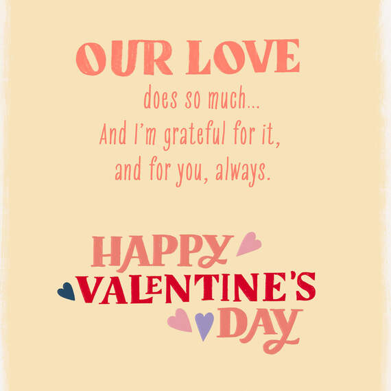 Our Love Comes Through Daily Valentine's Day Card for Husband, , large image number 5
