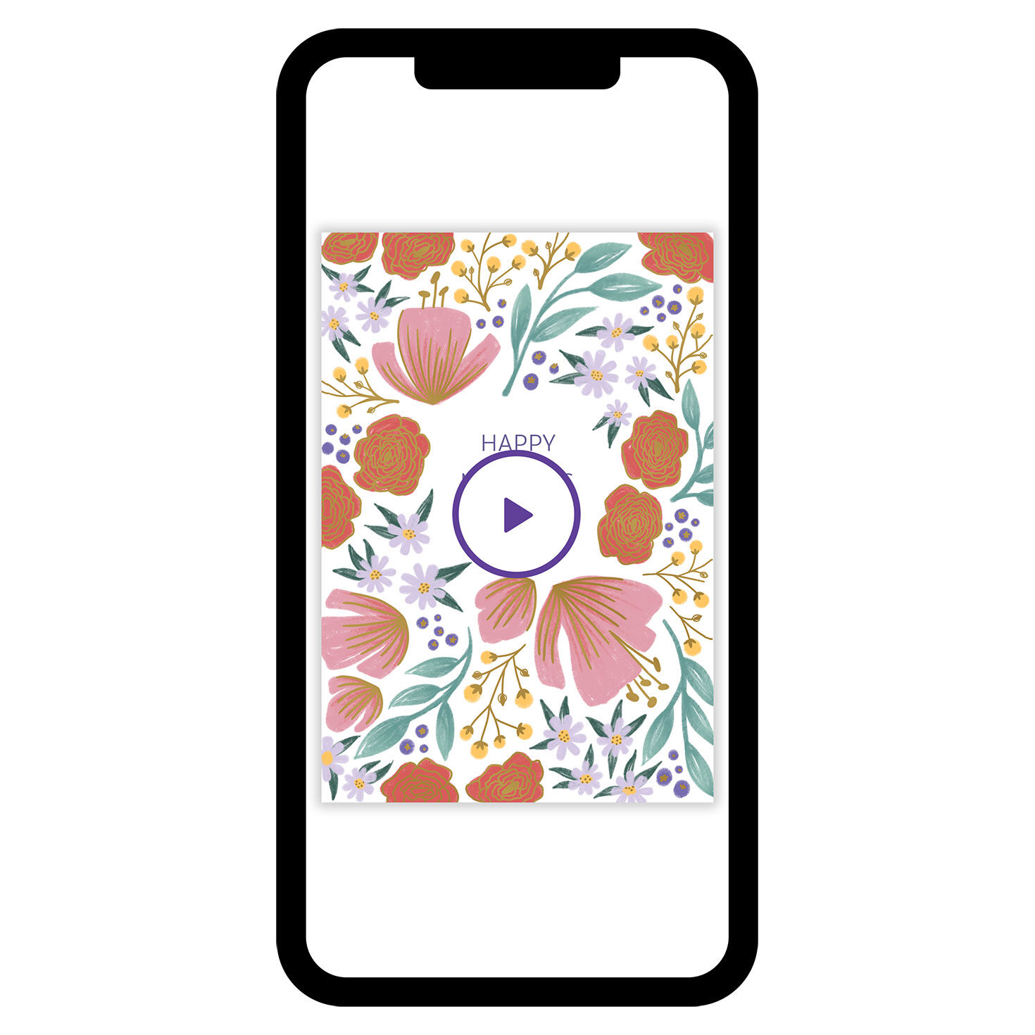 You are Appreciated Floral eCard