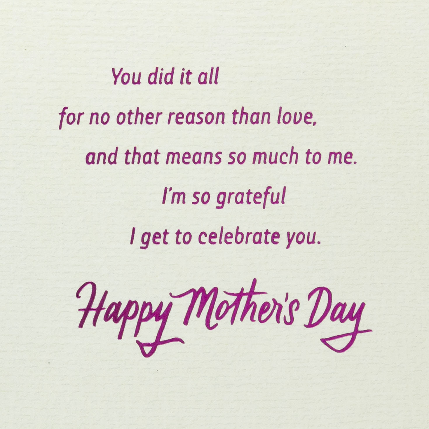 Tropical Flowers Like a Mom Mother's Day Card Sentiment image number 3