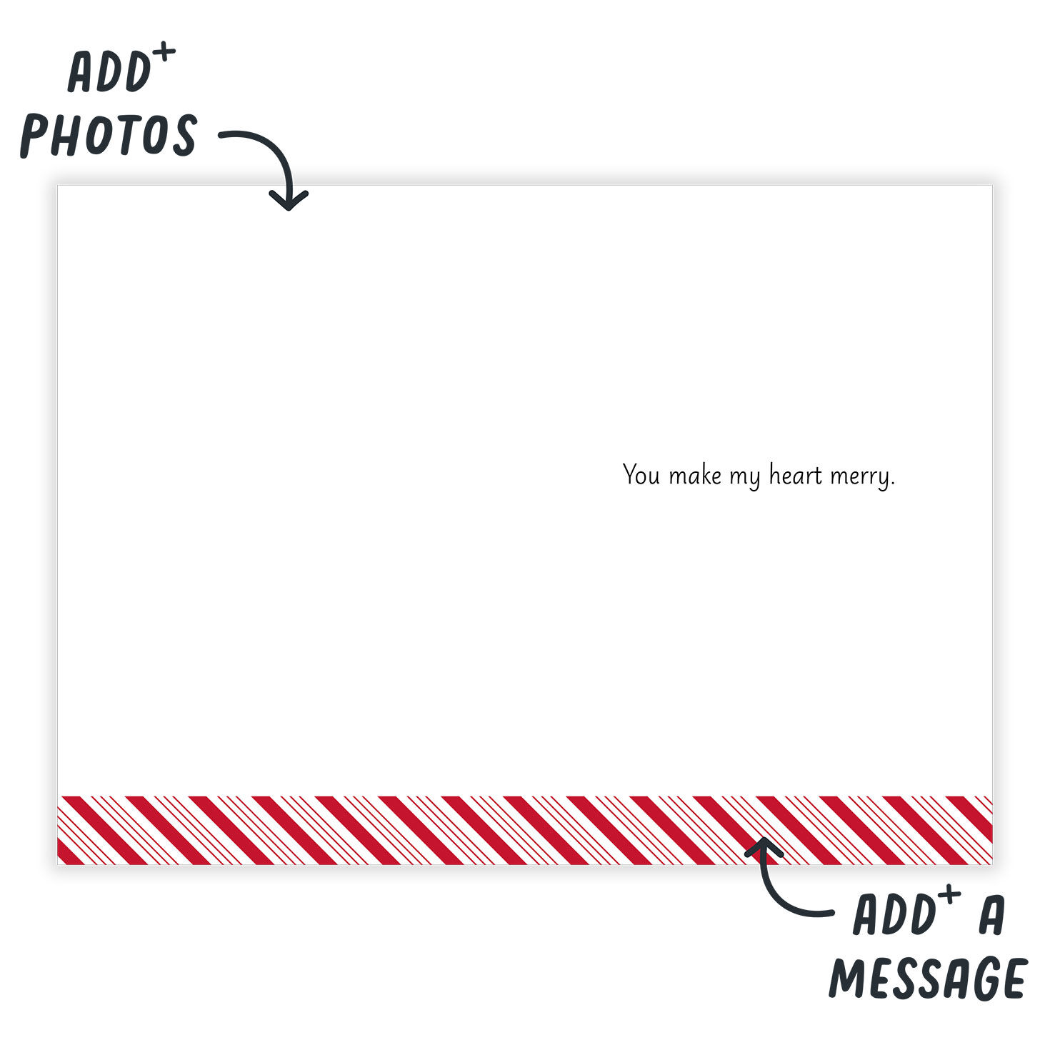 Candy Cane Heart Holiday eCard, , large image number 3